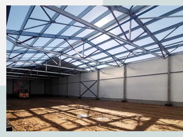 Строительство сенохранилищ в Нововоронеже