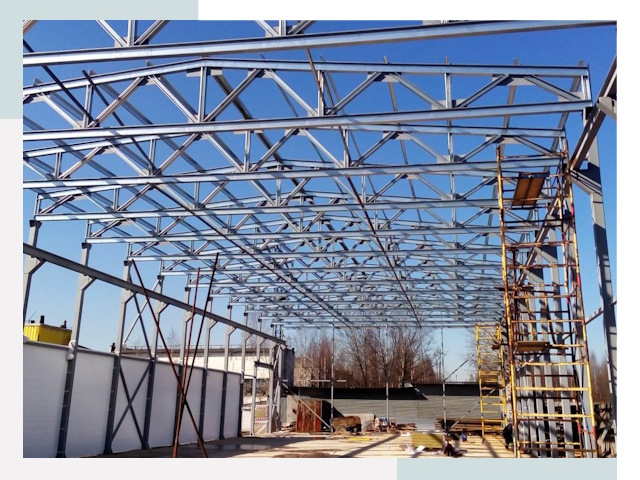 Строительство цехов в Нововоронеж от 607 руб. под ключ