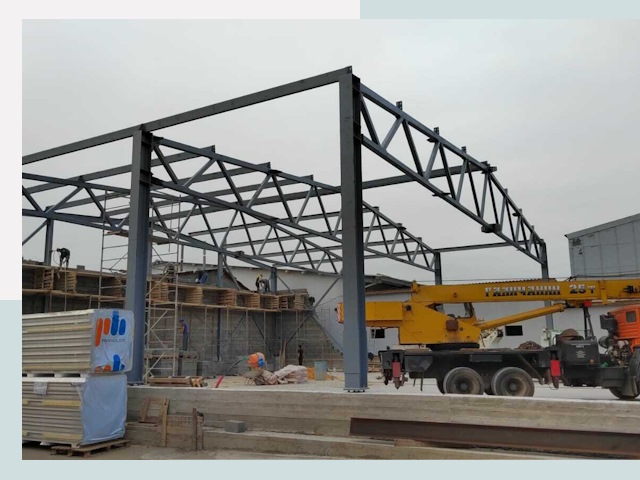 Строительство цехов в Нововоронеже