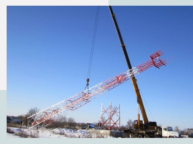 Строительство башен связи в Нововоронеже от 607 руб.