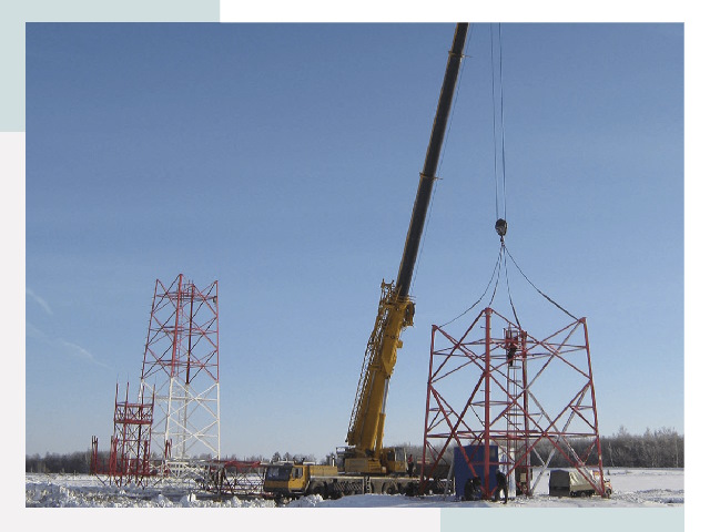 Монтаж вышек связи в Нововоронеже