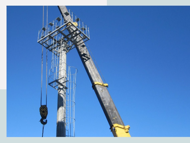 Монтаж осветительных мачт в Нововоронеж от 607 руб.