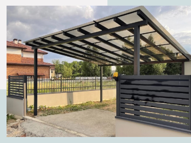 Металлические навесы в Нововоронеж от 607 руб. за м²