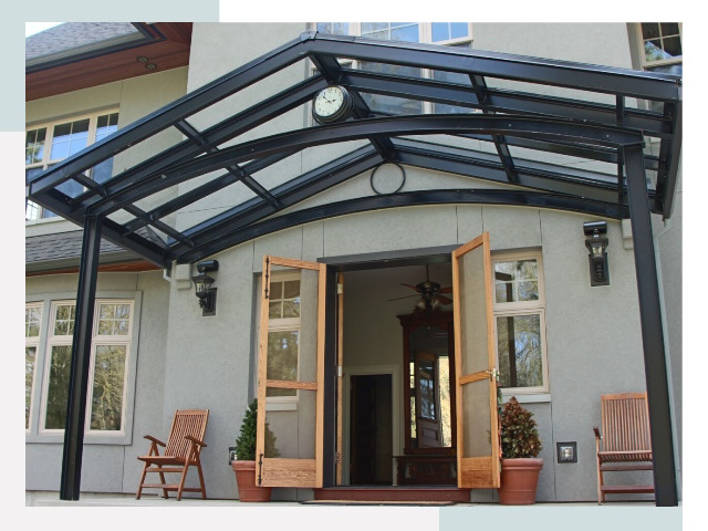 Козырьки металлические в Нововоронеже