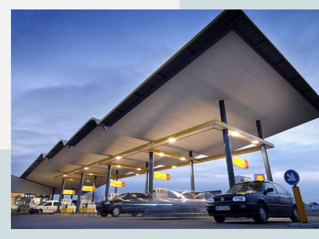Навесы для АЗС в Нововоронеж от 607 руб. - Защита и комфорт