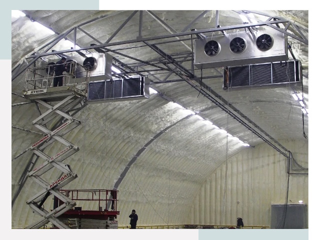 Оснащение ангаров в Нововоронеже