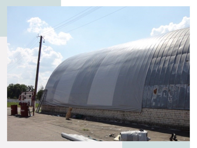 Ремонт ангаров в Нововоронеже