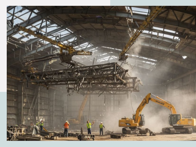 Демонтаж ангаров в Нововоронеже от 607 руб. за м²