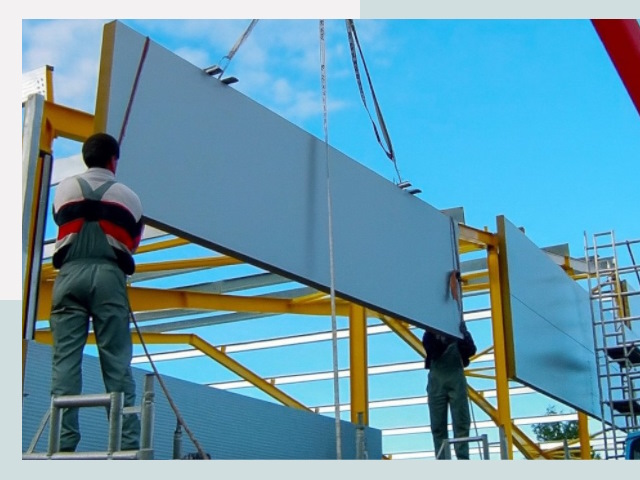 Монтаж сэндвич-панелей в Нововоронеже от 607 руб.