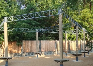 Терраса из металлоконструкций под ключ, проектирование, изготовление и монтаж от СтальСтрой-Нвв